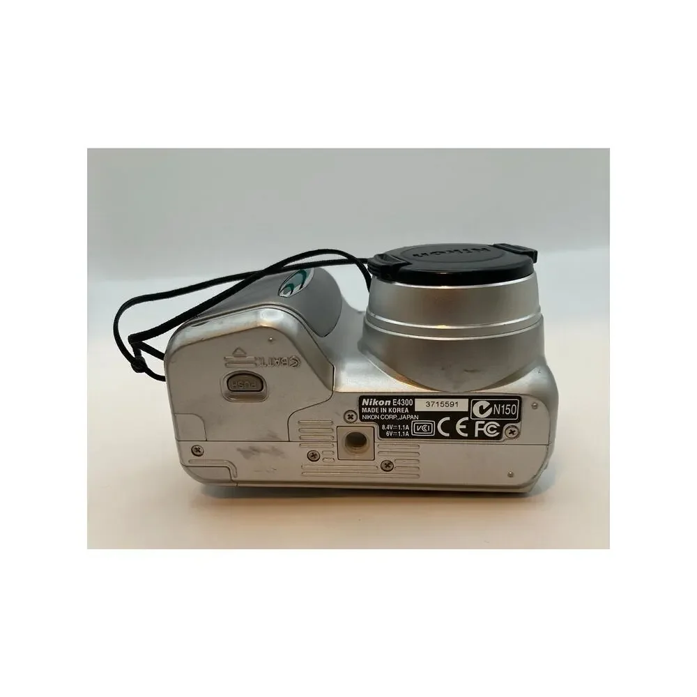 Nikon Coolpix 4300 Silver 4MP Digital Camera UNTESTED